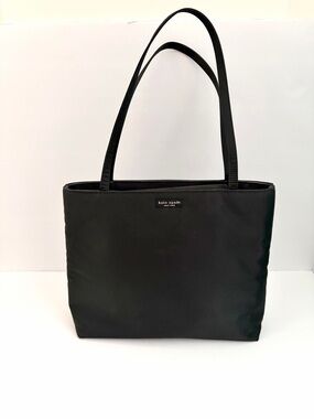 Kate sSpade Black Nylon Tote Shoulder Bag